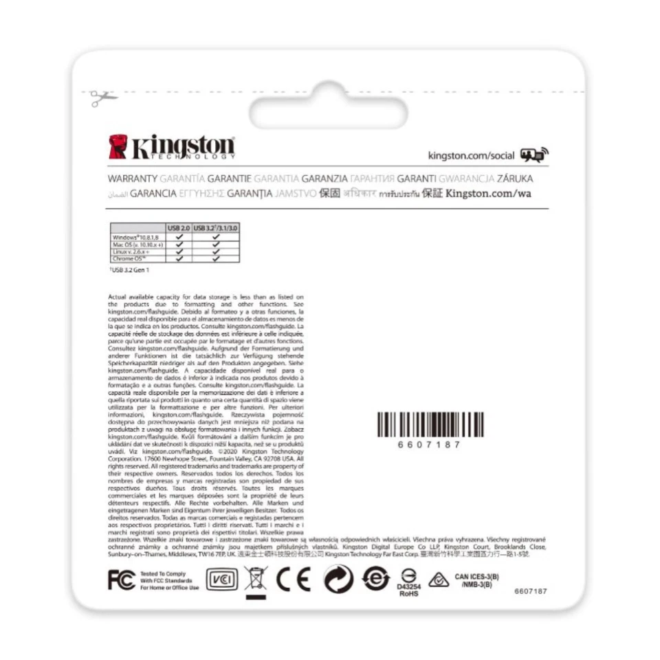 Lote de unidades flash Kingston Technology DataTraveler Exodia M 128 GB USB 3.2 tipo A Foto 4 de 4