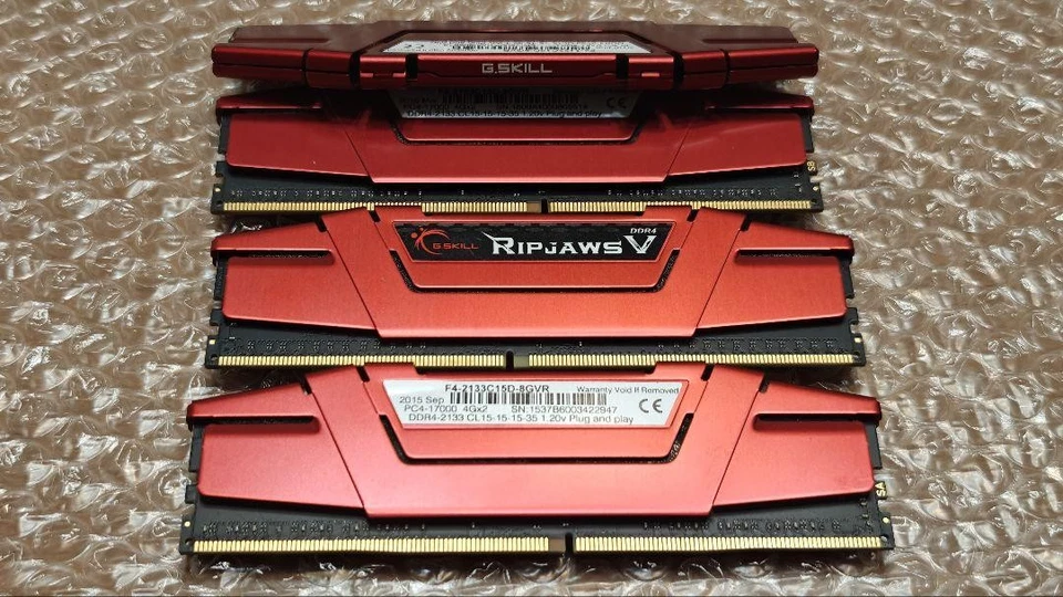 G.Skill Ripjaws V DDR4 16GB (4GB×4) RAM Used/Tested - Image 4 of 4