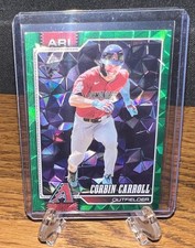 Corbin Carroll 2026 Topps (SSP,SN) Green Diamanté Foil #’d 04/99 AZ Diamondbacks