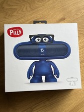 Beats by Dr. Dre Speaker Holder for Beats Pill Blue Removable Glasses Cartoon