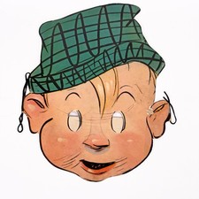 Vintage 1933 Skippy Comic Mask Socony Gas Sta...