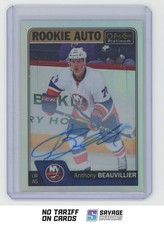 2016-17 O-Pee-Chee Platinum Rookie Auto Rainbow Anthony Beauvillier #R-AB New