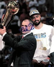 Rick Carlisle Dallas Mavericks Signed Basketball 8x10 Photo PSA