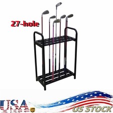 Golf Club Display Rack Golf Putter Storage Organizer 27 Clubs Floor Stand Holder