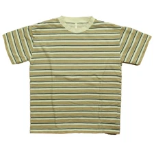 Rylee + Cru Relaxed Tee Blue Vintage Stripe Boys Girls Size 8-9 Years Shirt