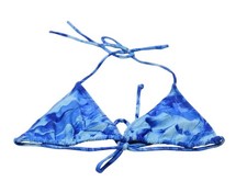 Top bikini Melissa Simone Enita micro perizoma blu oceano
