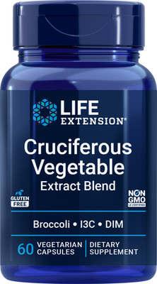 Life Extension Triple Action Cruciferous Vegetable Extract 60 Veg Caps