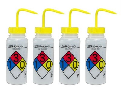 Bel-Art SP Scienceware IPA Wash Bottle 250mL Isopropanol   4 Pack New