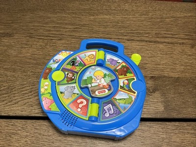 Fisher Price The Farmer Says See N Say Animals & Sounds Blue Little People WORKS