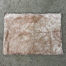 Crate Barrel Velvet Pillow Cover in Rugby Tan 15 x 22