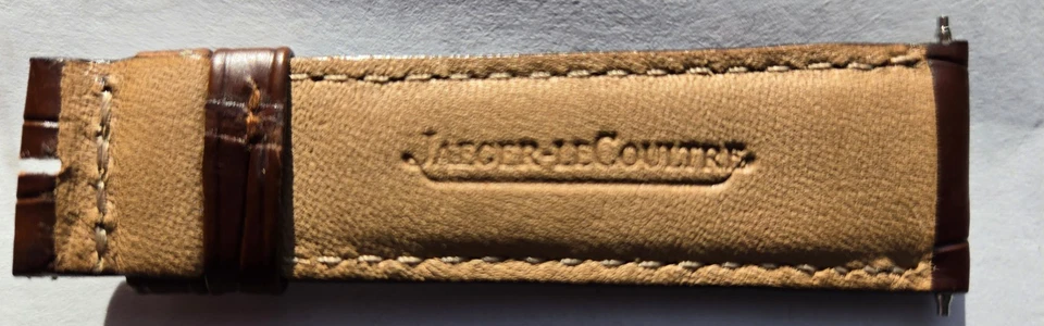 Jaeger LeCoultre 19mm x 16mm Brown Alligator Watch Strap Band New Authentic OEM - Image 2 of 4