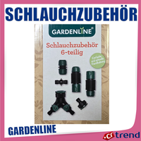 Gardenline SchlauchzubehöR 6-Teilig Garten BewäSserung 2-Wege-Verteiler Set