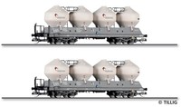 Tt 2Tlg. Set Staubsilowagen Holcim Cesko A.S., Ep.Vi Tillig 01118