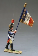 King & Country 1/30th scale NA058 French Old Guard standard bearer