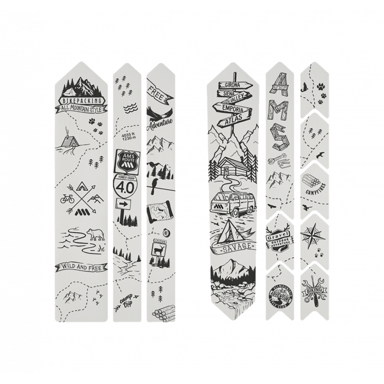 All Mountain Style Gravel/Road Bikepacking Black