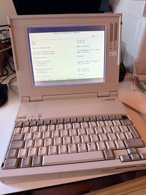 Compaq LTE Lite/25   386SX Vintage Laptop   Working!