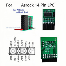 1PCS BRAND NEW TPM2.0 Security Module ASRock TPM2-SLI LPC 14 pin Fast Delivery