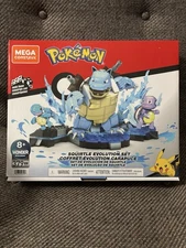 Mega Construx Pokemon Squirtle Evolution Set 379 Pieces, Ages 8+ Brand New!
