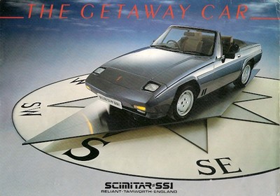 Reliant Scimitar SS1 1985-86 UK Market Single Sheet Sales Brochure 1300 1600
