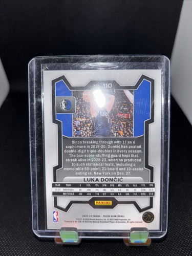 Luka Doncic 2023-24 Panini Prizm #110 Dallas Mavericks NBA - Picture 2 of 2