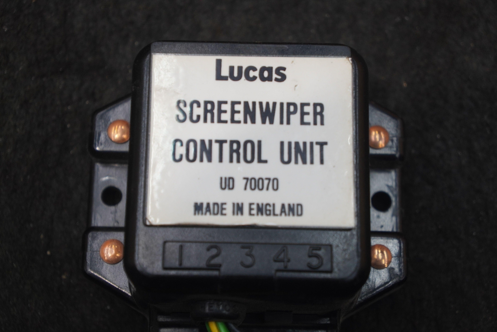 Windshield Wind Screen Wiper Control Module ECU UD70070 Bentley Mulsanne 1988