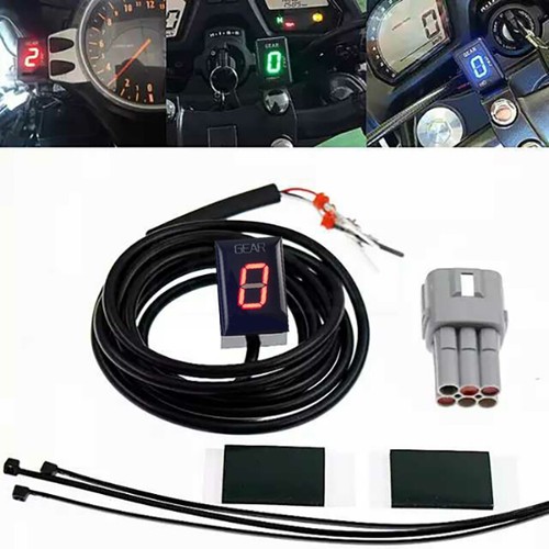 Motorcycles LED Gear Indicator for Suzuki GSF1250 GSX1400 GSX-R600 R750 04-05 - Picture 8 of 11