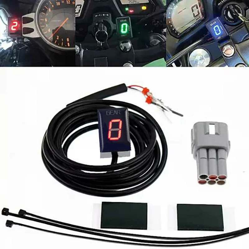 Motorcycles LED Gear Indicator for Suzuki GSXR 600 GSX1400 SV650 M109R2 VZ80 - Image 2 of 4