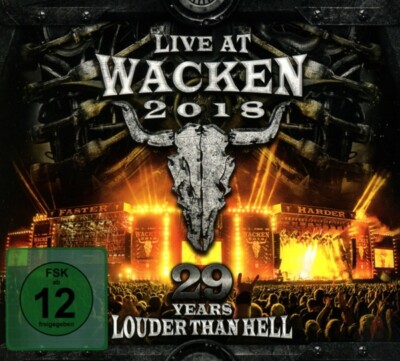 LIVE AT WACKEN 2018:29 YEARS LOUDER THAN HELL DIGIPAK 3 CD+DVD NEU