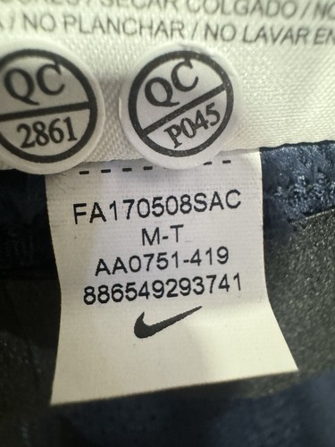Nike Pros Compression Tights Medium Tall Navy Blue AA0751-419 - Picture 5 of 5
