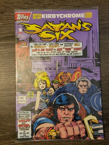 Satan's Six #1 - #4 Full Set With Cards Topps Comics 1 2 3 4 Jason 1st Comic App - Bild 2 von 9