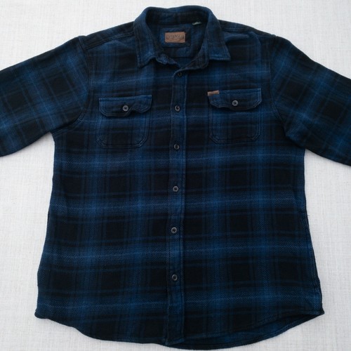 Heavy Cotton Flannel Shirt Side Pockets 