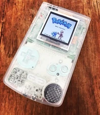 Nintendo GameBoy Color Colour Game Boy Hand Clear BACKLIT Gaming Console