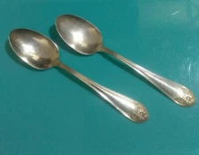 Vintage WM Rogers MFG CO. AA Silver Plated Spoons