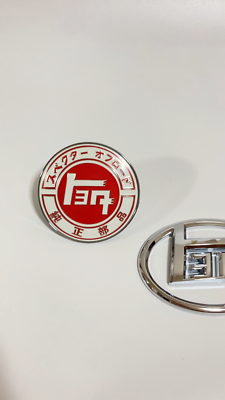 TOYOTA Car Emblem front grill badge Japanese Katakana set of 2
