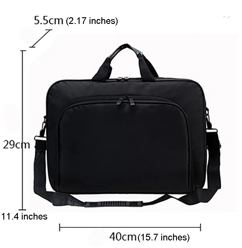 Чехол-сумка для ноутбука с плечевым ремнем для 15 дюймов 16 дюймов 17 дюймов HP Lenovo Asus Mac - Изображение 3 из 4