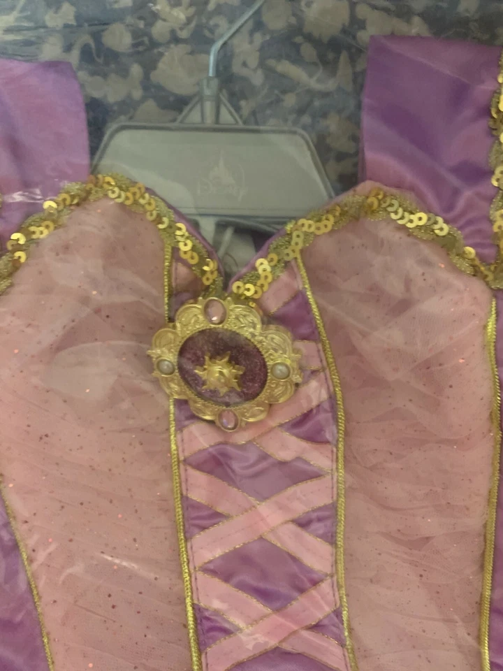 Nuevo Disfraz Disney Rapunzel Enredado para Niños Talla 3 con etiquetas Foto 3 de 4