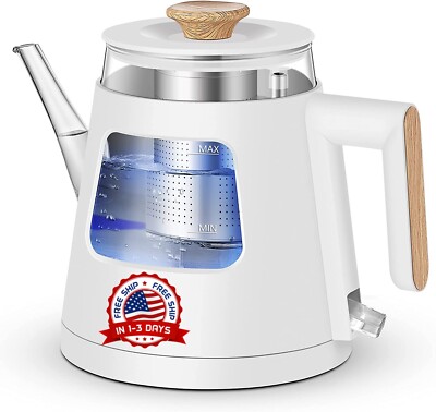 Hervidor De Agua Electrico Tetera Calentador Para Cafe Tea 1L con