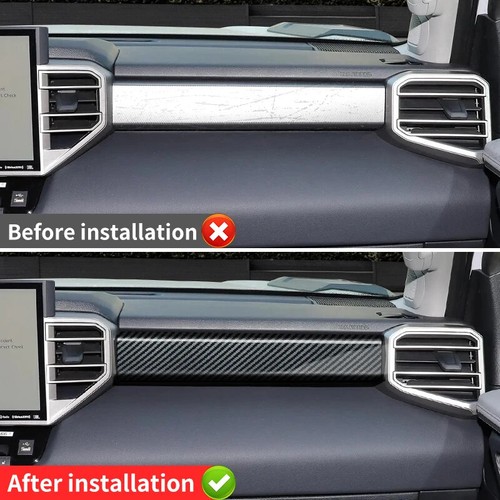For 2022-2024 Toyota Tundra Sequoia Central Control Decoration Bright Bar - Picture 3 of 10