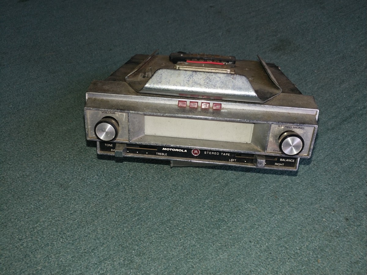 Ancien lecteur 8 pistes Motorola Auto Car état solide testé et