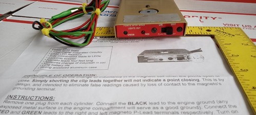 ATS DUAL MAGNETO SYNCHRONIZER TIMING LIGHT AIRCRAFT BENDIX SLICK TESTED GOOD US - Picture 3 of 7