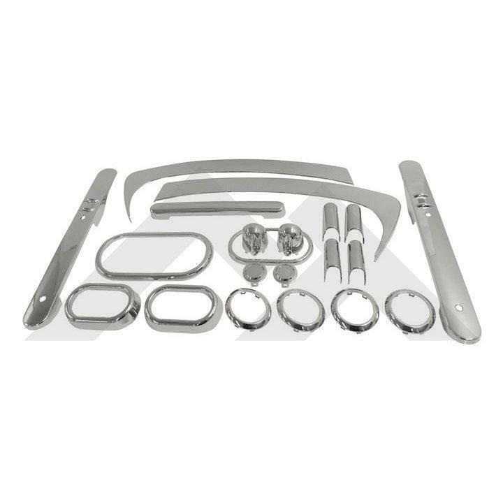 Rénover habitacle plastique usé avec le kit intérieur chrome 2 portes