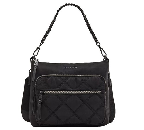 Steve Madden Bjodah Backpack Dark Pink Quilted Shoulder Bag  display picture 1