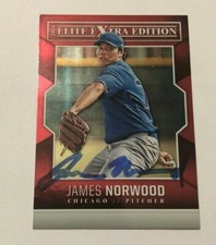JAMES NORWOOD SIGNED 2014 ELITE EXTRA EDITION PROSPECT ROOKIE CARD AUTO