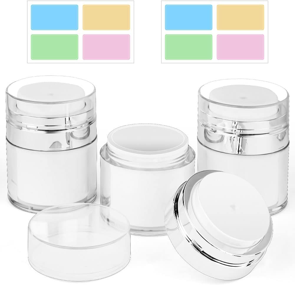 Pumpspender, 3 Stück 30Ml Creme Pumpspender, Nachfüllbar Vakuum Kosmetikbehälte