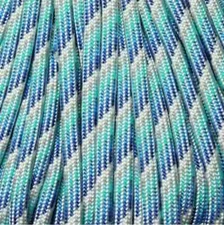 550 Paracord Tsunami Blue 100 FT. USA made & seller-same day shipping
