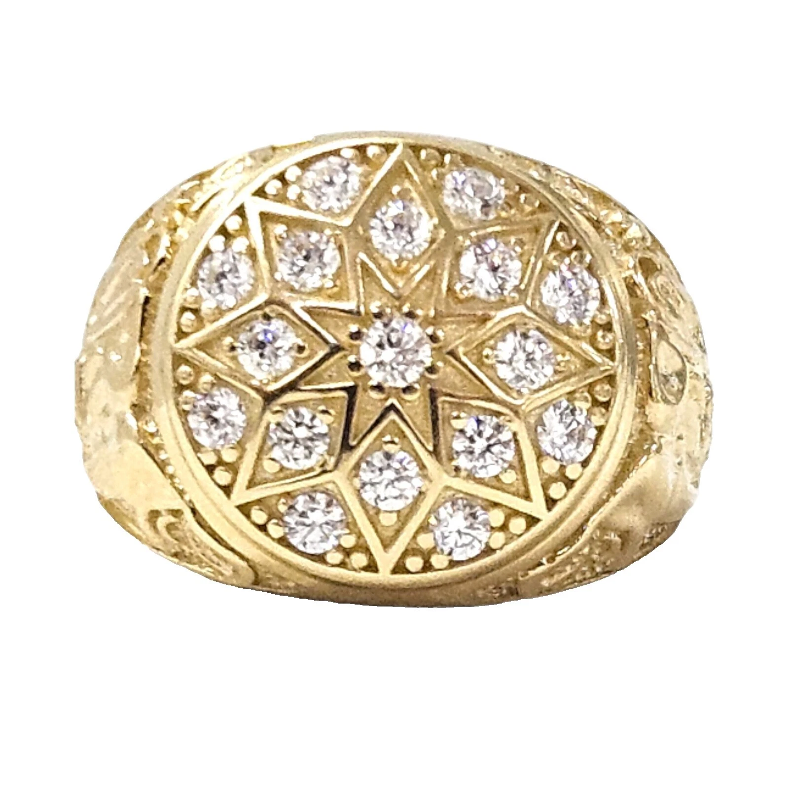 Cubic Zirconia Anillo de cóctel Anillos 10.5 para Hombre