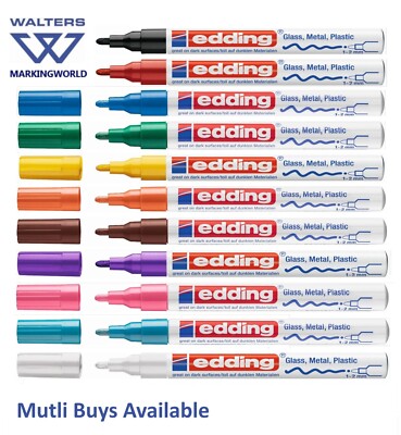Edding 751 Fine Paint Marker Stift | 1-2 mm Spitze | alle Farben & Metallics | 1 Stift