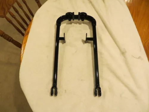 Harley Springer Softail Fxsts Early Front End Leg Fender Mount Tabs Black Fxsts