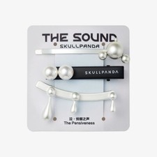POP MART SKULLPANDA The Sound Series Hairpin Combination The Pensiveness 