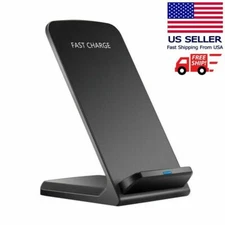 Wireless Fast Charger Charging Pad Stand Dock For Samsung Galaxy S9+ Phone XS 8
